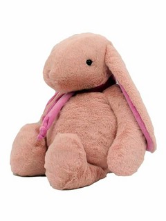 Кролик, 38 см, пудровый/фиолетовый, Lapkin 2