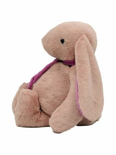 Кролик, 38 см, пудровый/фиолетовый, Lapkin 3