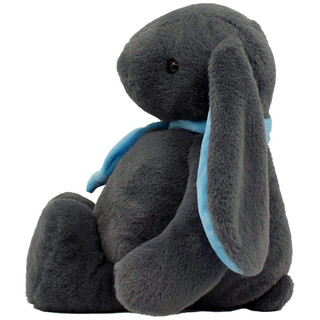 Кролик, 38 см, темно-серый/голубой, Lapkin 3