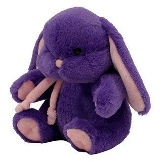 Заяц, 18 см, розовый/фиолетовый, Лапкин 2