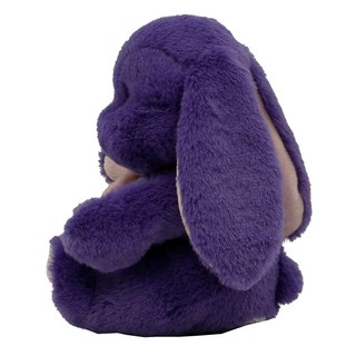 Заяц, 18 см, розовый/фиолетовый, Лапкин 3