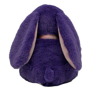 Заяц, 18 см, розовый/фиолетовый, Лапкин 4