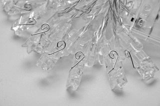 Гирлянда-нить 40L с прищепками 2