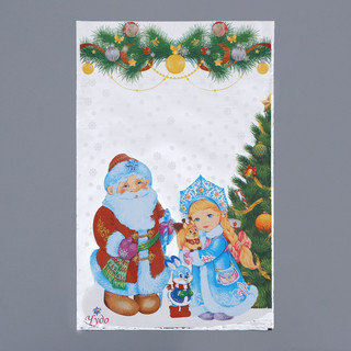 Пакет подарочный 'Чудо' 25 х 40 см,  цветной металлизированны...