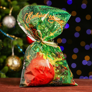 Пакет подарочный 'Шар' 25 х 40 см, цветной металлизированный рисунок 2