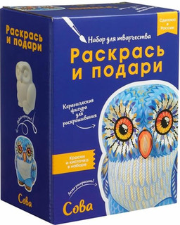 Набор для творчества 'Сова' Раскрась и подари