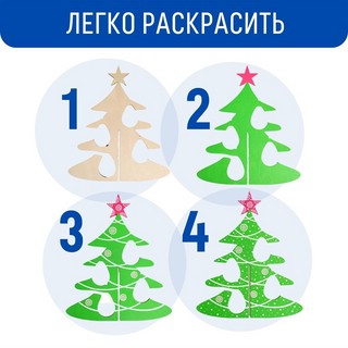 Набор для творчества 'Новогодняя ёлочка' 4