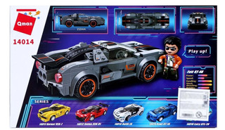 Блочный конструктор Qman 'Гоночный автомобиль', 197 деталей, артикул 14014 6