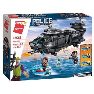 Конструктор 'Вертолёт спецназа полиции', QMAN 1