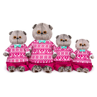 Басик в зимней пижаме, 22 см 4