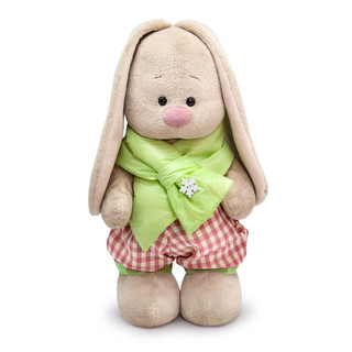 Зайка Ми в дутом шарфе | Коллекция Город, 25 см, артикул StS-563