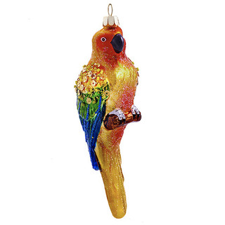 Попугай Розелла (стекло) 5х3х14,5 см