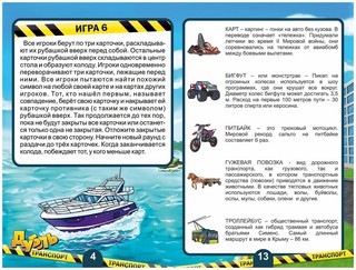 Настольная игра Дубль Транспорт, артикул 8510 7