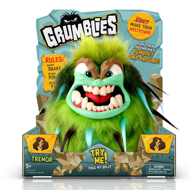 Интерактивная игрушка Skyrocket Grumblies «Ворчун Тремор»