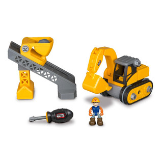 Набор-конструктор «Экскаватор, просеиватель и аксессуары», Nikko Junior Builder 40023