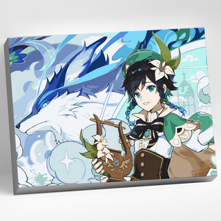 Картина по номерам Molly 'Геншин. Венти' (Genshin) 30x40 см 1