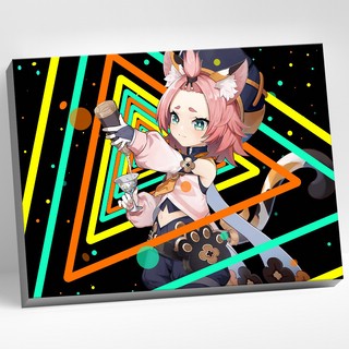 Картина по номерам 'Геншин Диона' холст, 30х40 см, Genshin, артикул CHR0302 1