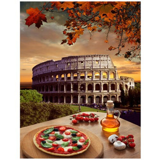 Картина мозаикой с нанесенной рамкой 'Рим. Колизей' (29 цветов) 40х50 см, Molly