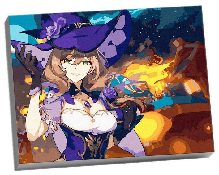 Картина по номерам 'Аниме Геншин Импакт Лиза' Genshin Impact