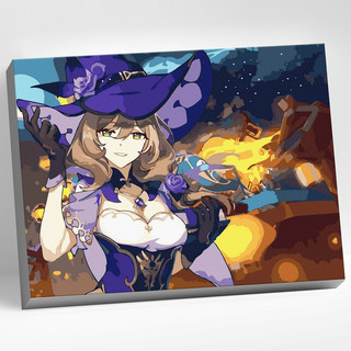 Картина по номерам 'Аниме Геншин Импакт Лиза' Genshin Impact 4