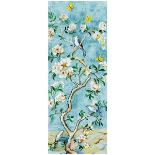 Картина мозаикой 'Панно. Нежные цветы' (30 цветов) 35х90 см, Molly