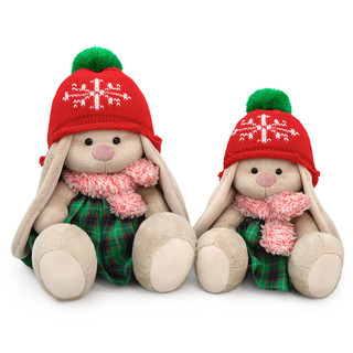 Зайка Ми в шапке со снежинкой, 23 см | Коллекця Город 4