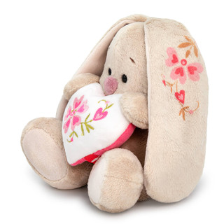 Зайка Ми Нежное сердечко, 15 см | Коллекця Розовые лепестки 3