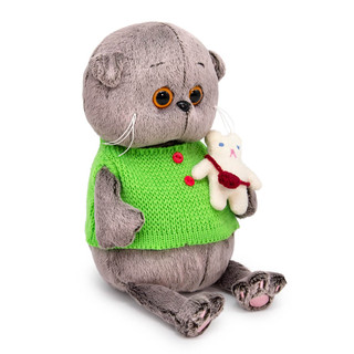 Басик Baby в жилете с игрушкой, 20 см 2