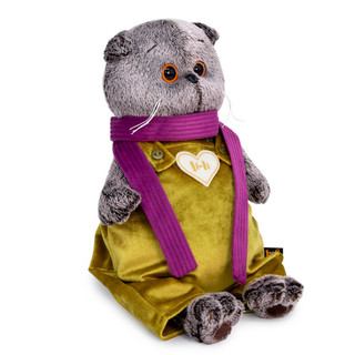 Басик в бархатном комбинезоне, 19 см 2