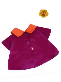 Платье красное для Зайки МИ в ягодных тонах, размер 32 см 3