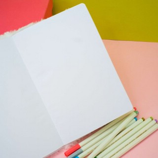 Блокнот плюшевый 'Catcorn smiles' (единорог) белый 4