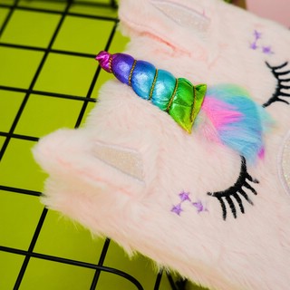 Блокнот плюшевый 'Dream on unicorn' (единорожек) 2