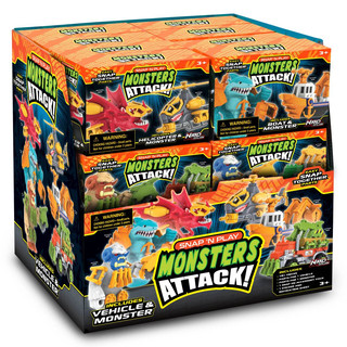 Набор Nikko Snap'n Play 'Синий Дракон vs Зелёный Ветолёт' 11