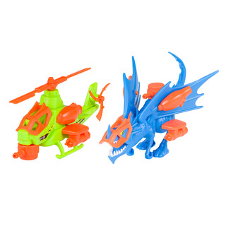 Набор Nikko Snap'n Play 'Синий Дракон vs Зелёный Ветолёт' 1