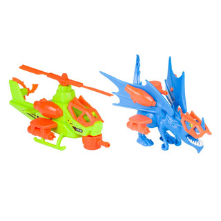 Набор Nikko Snap'n Play 'Синий Дракон vs Зелёный Ветолёт' 2