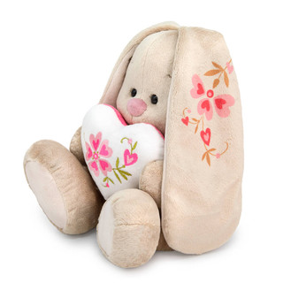 Зайка Ми Большое сердце, 23 см | Коллекция Розовые лепестки 2