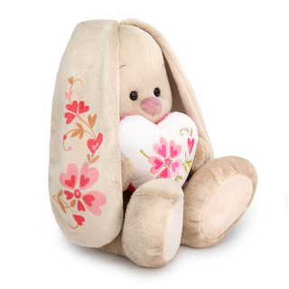 Зайка Ми Большое сердце, 23 см | Коллекция Розовые лепестки 3