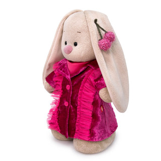 Зайка Ми в бархатном пальто, 32 см | Коллекция Город 2