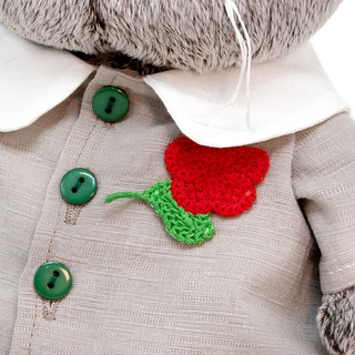 Басик в комплекте с цветком, 22 см 4