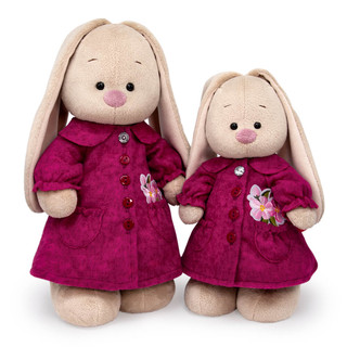 Зайка Ми в флисовом пальто, 25 см | Коллекция Город 5