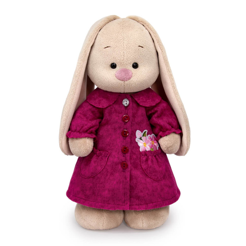 Зайка Ми в флисовом пальто, 25 см | Коллекция Город
