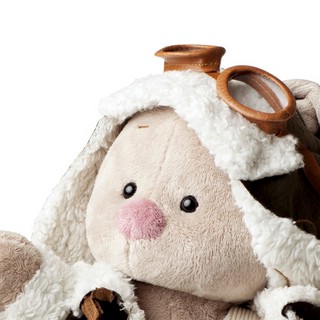 Зайка Ми в куртке-пилот, 32 см | Коллекция Винтаж 8