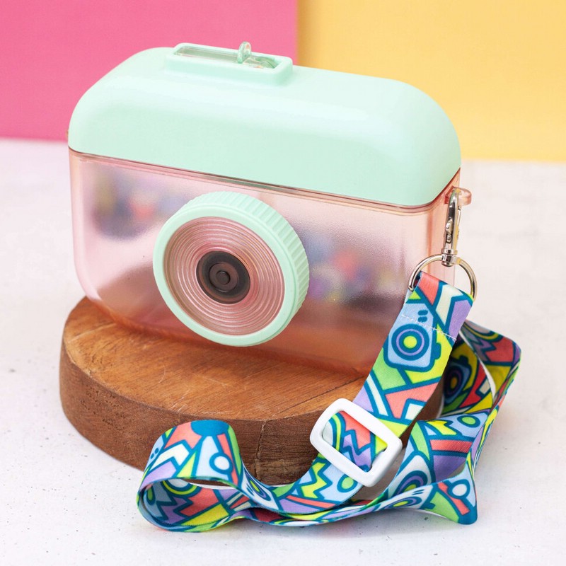 Бутылка 'Photo camera' 400 мл, розовый