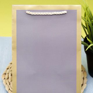 Пакет подарочный 'Classic line' XS, 19.5х14.5х10 см, темно-серый 2