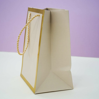 Пакет подарочный 'Classic line', 19.5х14.5х10 см, белый 3