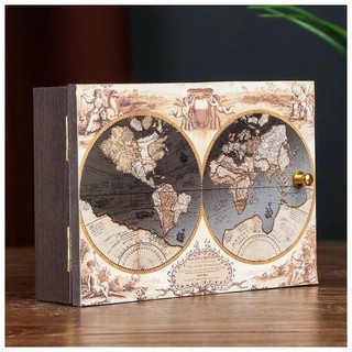 Ключница 'Карта 2' венге, 12х17 см