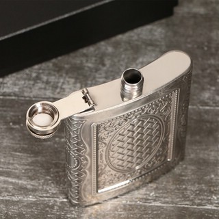 Подарочный набор 'Настоящий мужчина': фляжка 210 мл, запонки, зажим 5