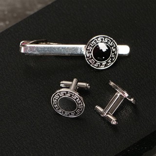 Подарочный набор 'Настоящий мужчина': фляжка 210 мл, запонки, зажим 6