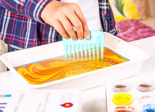 Набор для рисования на воде 'Эбру Хит' 4 цвета 5