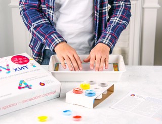 Набор для рисования на воде 'Эбру Хит' 4 цвета 6